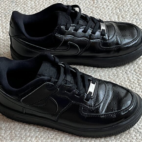 Nike Air Force 1 Boys Girls Size 3Y Black AF1 Sneakers FN0237-001 Year 2024 Shoe - Picture 7 of 12